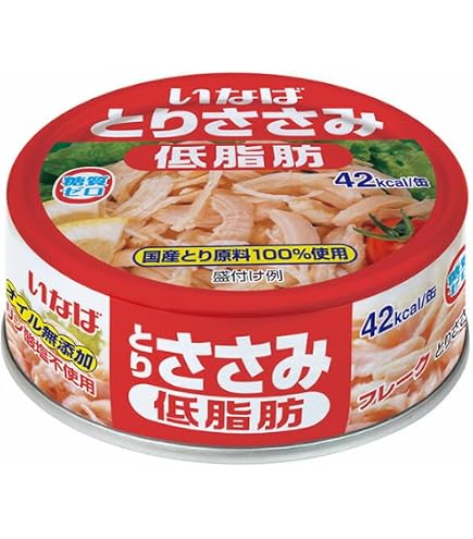 Amazon.co.jp: いなば とりささみ フレーク 低脂肪 (70g×24缶)｜ 缶詰